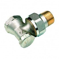 Кран радиаторный 1/2 PERFEKTsystem, угловой, нижний (Польша)