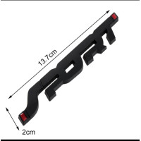 3D спортивна чорна наклейка AUTO MT, металева (3057)