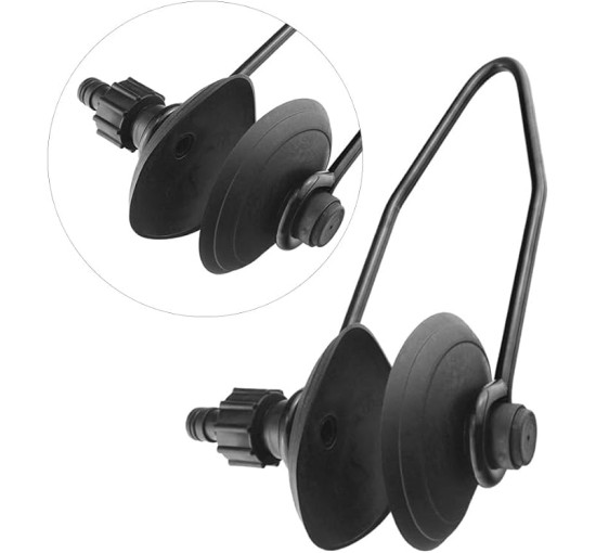 Адаптер для шланга ISTOVO, аксесуар для промивання двигуна прісною водою, чорний (2148)