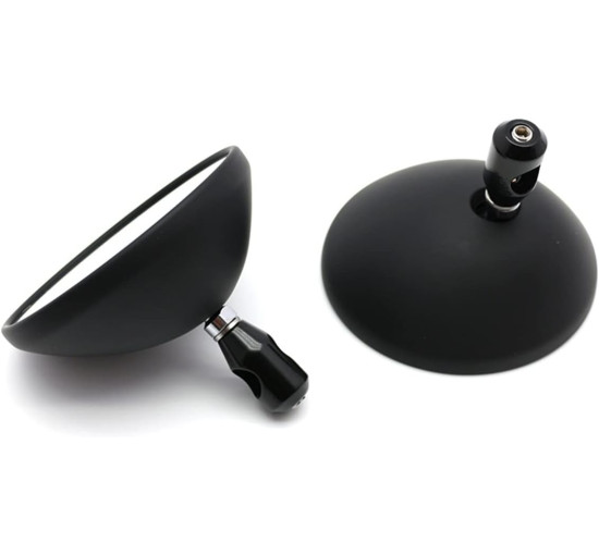 Алюмінієві чорні класичні бічні дзеркала GBAPYUSK заднього виду для мотоцикла (4052)
