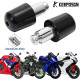 Алюмінієві заглушки керма мотоцикла KEEPDSGN FBA-EUYDEUJME165, чорні (4062)