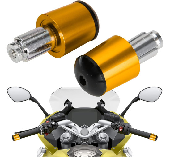 Алюмінієві заглушки керма мотоцикла KEEPDSGN FBA-EUYDEUJME168, золотистий (4063)