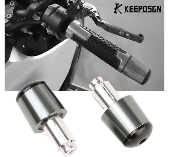 Алюмінієві заглушки керма мотоцикла KEEPDSGN FBA-EUYDEUJME169, титановий (4064)
