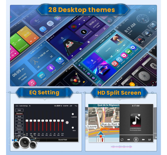 Автомагнітола Inefala 9 дюймів Android 15 для Mazda 3 2009-2013 (4105)
