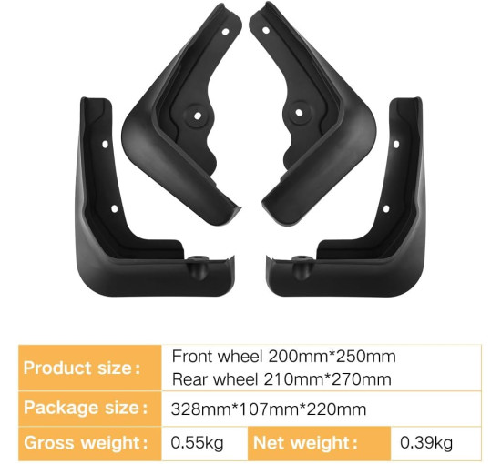 Автомобільні бризковики GCTRICL 202571, для Hyundai, Tucson (4016)