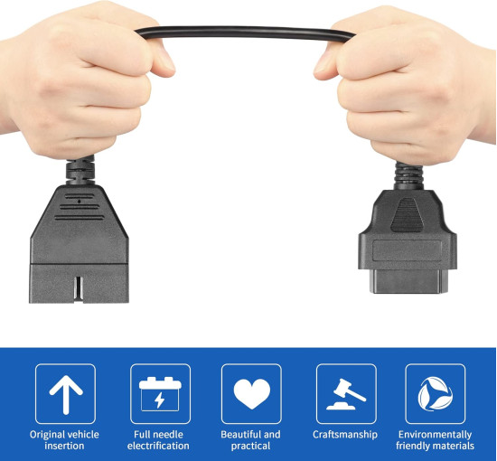 Автомобільний діагностичний кабель-адаптер YACSEJAO YA-BDUF0 (4125)