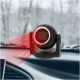 Автомобільний повітряний обігрівач лобового скла NanDeZ 12V портативний автомобільний обігрівач 360 градусів поворотний, чорний (0153)