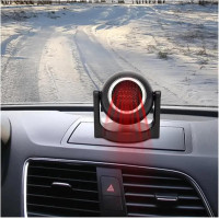 Автомобільний повітряний обігрівач лобового скла NanDeZ 12V портативний автомобільний обігрівач 360 градусів поворотний, чорний (0153)