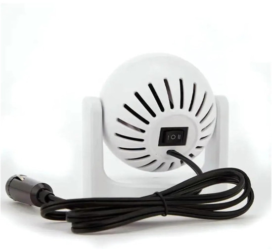 Автомобільний повітряний обігрівач лобового скла NanDeZ 12V портативний автомобільний обігрівач 360 градусів поворотний, чорний (0153)