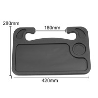 Автомобільний столик-підставка на кермо, автостолик,  чорний (4118)