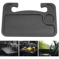 Автомобільний столик-підставка на кермо, автостолик,  чорний (4118)