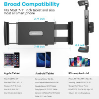 Автомобильный держатель для телефона APPS2Car KWSS277, присоска 360° (3028)