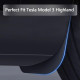 Бризковики Ywooon ‎YW-TSL-MudFlaps-M3-Highland для Tesla Model 3, чорні (4066)