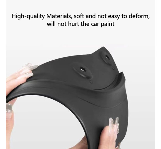 Бризковики Ywooon ‎YW-TSL-MudFlaps-M3-Highland для Tesla Model 3, чорні (4066)