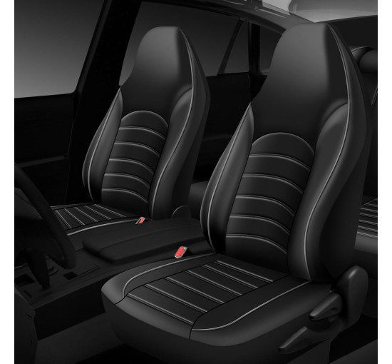 Чохли для передніх сидінь AUTOYOUTH Y40724-GRAY, універсальні, сірі (4117)