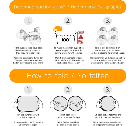 Дитячий автомобільний сонцезахисний тент CARAMAZ Animal_cups із захистом від сонця 48 x 30 см з присоскою (2144)