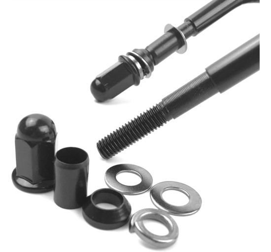 Дзеркало заднього виду для мотоцикла Harley Dyna Bobber Chopper Old School 1982-2018, чорний (2169)