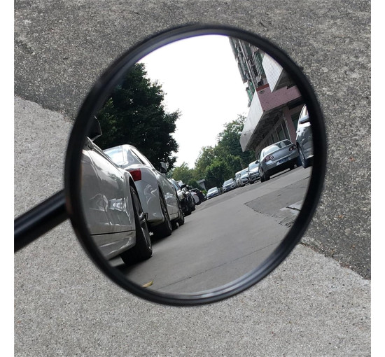 Дзеркало заднього виду для мотоцикла Harley Dyna Bobber Chopper Old School 1982-2018, чорний (2169)