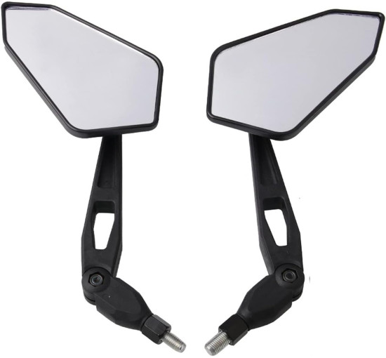 Дзеркало заднього виду UBAKWE для мотоцикла, чорне (4038)