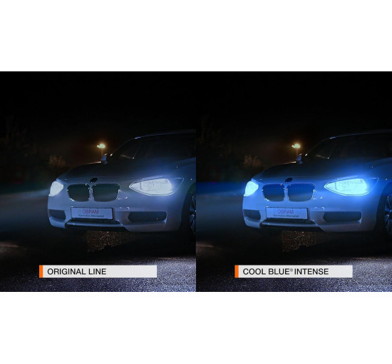 Галогенна лампа OSRAM 64210CBN-2HB для головного світла, світлодіодний вигляд, білий (4100)