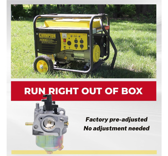 Карбюратор NIMTEK для бензинового генератора Champion Generator Power Equipment 3500 4000 Вт (4131)
