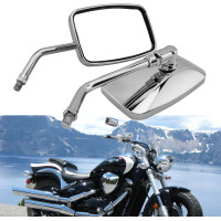 Хромоване дзеркало заднього виду BREDUXSER ‎JRTEU508-509 на кермо мотоцикла (4048)