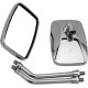 Хромоване дзеркало заднього виду BREDUXSER ‎JRTEU508-509 на кермо мотоцикла (4048)