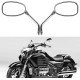 Хромоване дзеркало заднього виду BREDUXSER ‎JRTEU508 на кермі мотоцикла M10 M8 (2170)