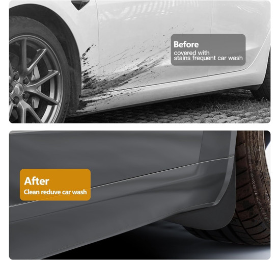 Комплект із 4 бризковиків AzulLanse для Model 3 2024 (2164)