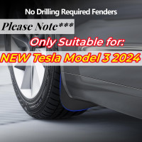 Комплект із 4 бризковиків AzulLanse для Model 3 2024 (2164)