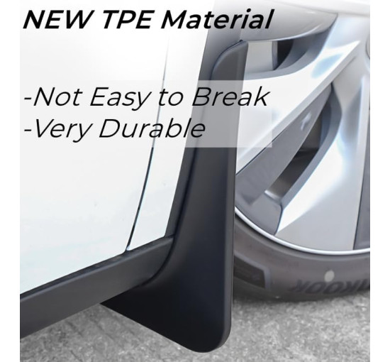 Комплект із 4 бризковиків AzulLanse для Model 3 2024 (2164)