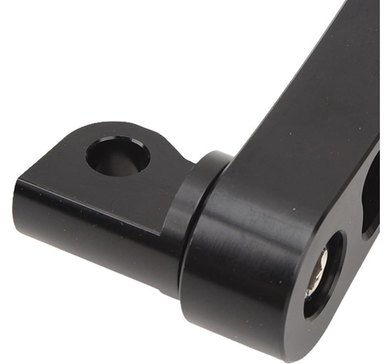 Кронштейн підніжки ZIZEV Highway, регульований на 360° кронштейн підніжки, стійкий до тріщин, для туристичних мотоциклів, чорний (0171)