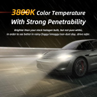 Лампа фар Sinoparcel H7, 3800K H7 477 для автомобільних фар, 12V 55W для ближнього або дальнього світла, протитуманні фари (2013)