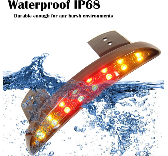 Мотоциклетний світлодіодний задній ліхтар JMTBNO KKEUJMEE091 для Sportster XL883N 1200N, чорний (4045)