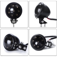 Мотоциклетний задній стоп-сигнал DREAMIZER сумісний з Chopper Bobber Cafe Racer Bike, 12V (2184)