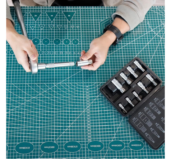 Набір торцевих ключів CCLIFE 5603 10 x XZN Torx M4 - M18, S2 з легованої сталі (0038)