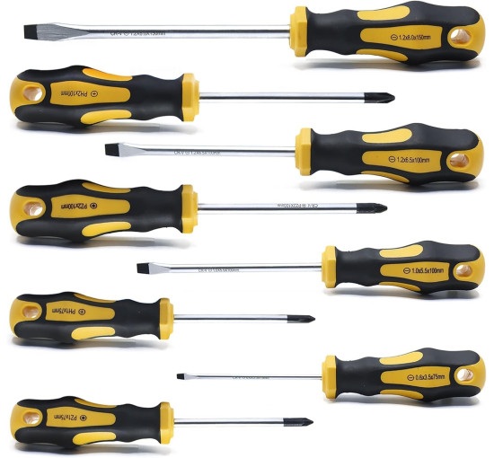 Набір викруток CCLIFE 5009 Набір магнітних викруток із 8 предметів, CR-V викрутки з футляром (0080)