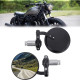 Набір із 2 круглих дзеркал заднього виду LYTIVAGEN ‎L-20201205 на кермо мотоцикла, чорний (4058)