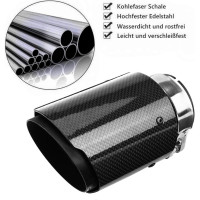 Наконечник выхлопных труб Iriisy, черная (4133)