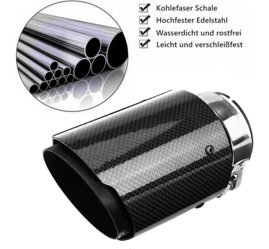 Наконечник вихлопних труб Iriisy, чорна (4133)