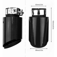 Наконечник выхлопных труб Iriisy, черная (4133)