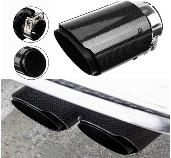 Наконечник вихлопних труб Iriisy, чорна (4133)