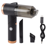 Автомобільний пилосос RIAS Vacuum Cleaner Q8 акумуляторний 120W Black (my-11157)