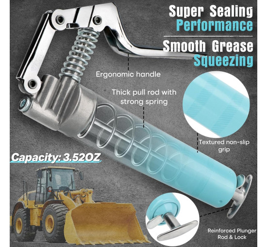 Пістолет для змащування SHALL Mini комплект мастильного шприца з пістолетною рукояткою (my-15193)