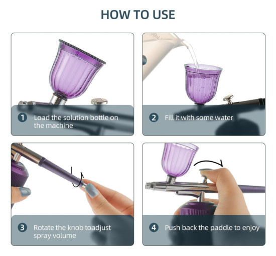 Портативний комплект бездротового аерографа-розпилювача Foreverlily B-LMH220603 (my-2045)