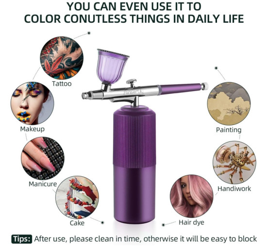 Портативний комплект бездротового аерографа-розпилювача Foreverlily B-LMH220603 (my-2045)