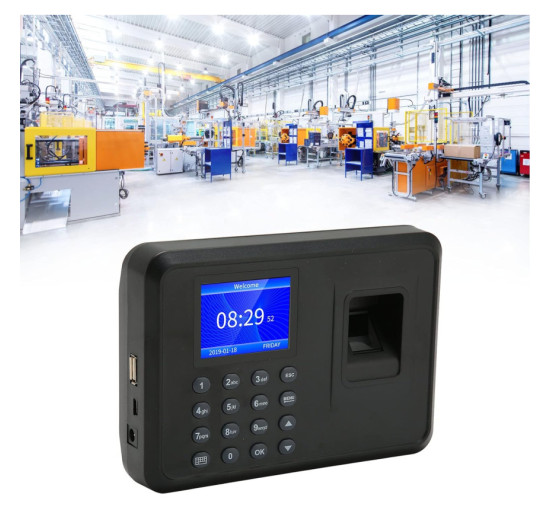 Пристрій для перевірки відбитків пальців сканер Luqeeg Time Clock (my-094)