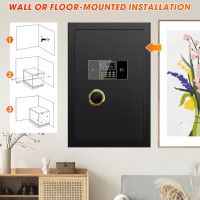 Цифровой домашний сейф Bukumo огнестойкий, водонепроницаемый (my-3004)