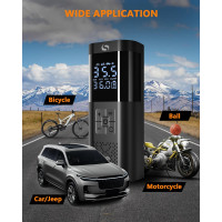 Портативный воздушный компрессор SERVOMASTER SM02 для накачки шин, черный (4128)