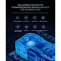 Портативний стартерний кабель GREEN KEEPER ‎GK-J1202 та підсилювач 2000 A 12 В (3148)